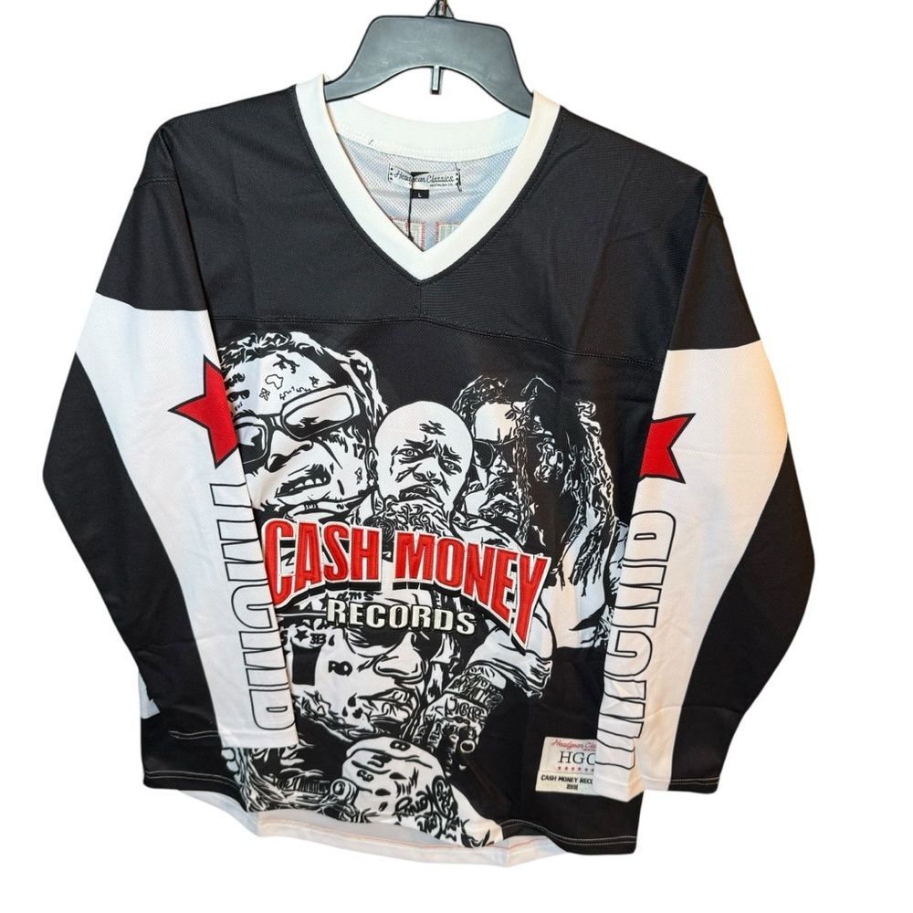 Headgear Classics Cash Money Records x YMCMB Lil Wayne Hockey Jersey Large